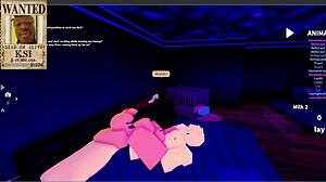 Dream Goth Mommy Rides Big Cock in Roblox Condo