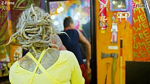 Pornstar Tattoo Artist Gets Assfucked by Customer for Anal ATM Facial