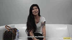 Akasha Coliun Czech Casting Girl Asian