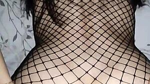 Amateur Milf In Stockings Gets Monster Cock Anal And Tit Fucking