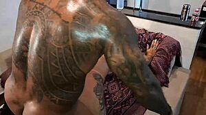 Black intruder breaks into house and fucks tight ass