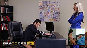 Seductive Milf Alena Croft Sucks Lucky Mans Cock