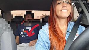 Motorista Pegs Masturbating Passenger in Car