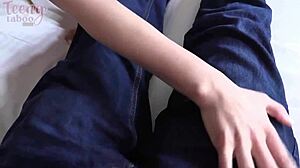 A lucky teacher interacts with student Aften Opal in class