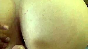 ella lowers her jeans for outdoor anal creampie on her latina ass