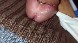 do you like piercings on my cute crossdressing thigh highs?