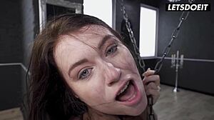 tattooed polish slut misha cross takes giant bbc deep in anal banging session - her limit