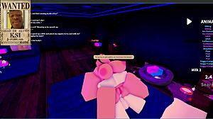 Dream Goth Mommy Rides Big Cock in Roblox Condo