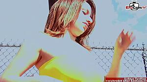 Bbc Is Way Too Big For The Brunette Slut With Natural Tits