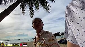 Tiny thai teen loves doggystyle fucking passionately.