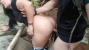 They fuck me doggystyle in the river.