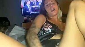 Horny emo 18 year old fucks solo with big tits and ass!