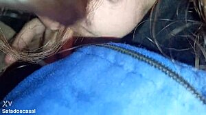 hey you see my friend giving that blowjob in the car she just loves sucking it