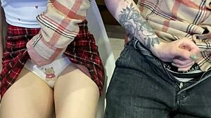 i got so bored in history class that i started risky public masturbation under the desk