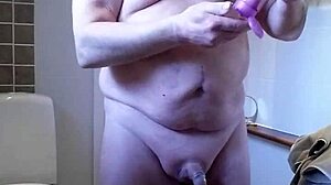 Chris Takes a Refreshing Shower in Solo Bathing Session