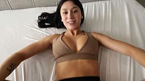 my step sis alexa chains needs help stretching ass