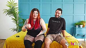 Hot BBW Redhead Leia Introduces Her Boyfriend With Passion, Then Bends Over For Rough Missionary, Cowgirl Riding, And Intense Banging.