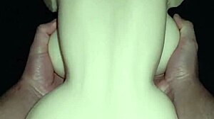 Sally bends over the desk for a quick doggystyle pounding with domination slaps. It ends in a huge creampie filling her curvy vagina.