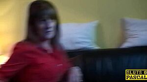 oh, religious mature sub in heels and stockings gets ravaged with spanking!