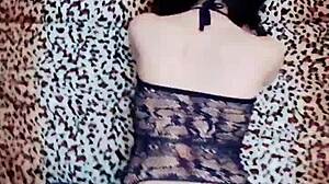 Skinny milf rides cowgirl and masturbates in homemade passion!!