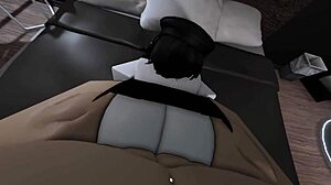 Fucking With My Busty Goth Friend In Roblox, Bent Over And Riding