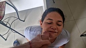Explosive Homemade Cumshot Compilation On Cute Colombian Latina Face!