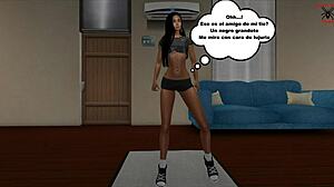 Latina Teen Feels Wet Dreams In Comic Part 2