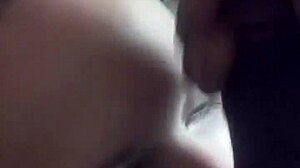 Lena Starr gets cum in her eye!