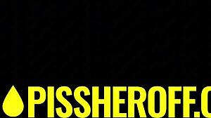 Tiny latina teen gets pissed on and face fucked in shower pov.