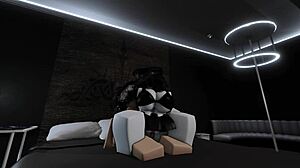 Fucking With My Busty Goth Friend In Roblox, Bent Over And Riding