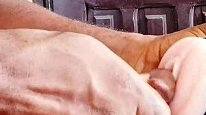 Masturbating with new toy in public, surrounded by asian, french, british roommates