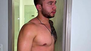 Tattooed Latina Roommate's Pink Wet Pussy Licked