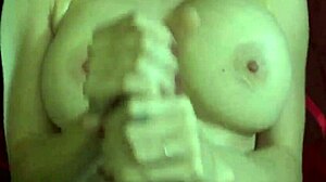 Teen couple enjoys titjob pov fun