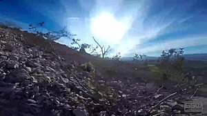 Outdoor Public Blowjob Happens In A Cave With Huge Cock