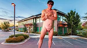 I stripd and masturbaated in the parkin lot with agarabas and olpr. It wuz so hot!