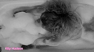 I play with my toy in the bath