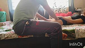 Desi Bhabhi In Red Saree Seduces Servant With Ass Shaking For Hard Dick In Wet Pussy