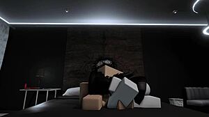 Fucking With My Busty Goth Friend In Roblox, Bent Over And Riding