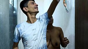 hey, brother has hardcore sex with his stepsis, it's so intense!