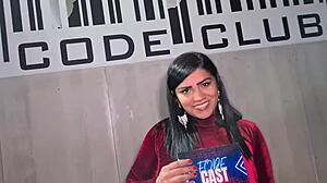 Intense Threesome with Big Cock and Nicoly