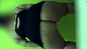 Mature Latina With Big Butt Dances Seductively Without Underwear At Home