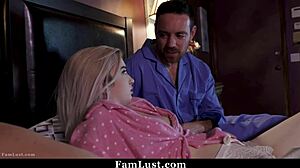 Petite stepdaughter lexi lore performs sneaky sex with stepdad in pov view