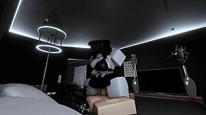 Fucking With My Busty Goth Friend In Roblox, Bent Over And Riding