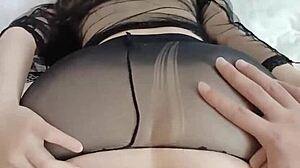 Asian Big Ass Fishnets Cute Sexy Contrast Strong Difference