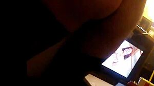 Hey, check out Rose in those stockings while she handles her solo session.