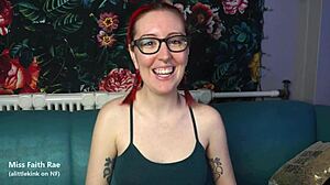 Cuckold Fantasy Roleplay With Goth Redhead In Glasses Delivering Dirty Talk And Humiliation Instructions