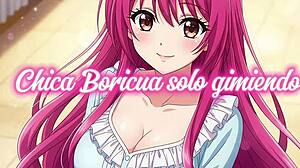 Boricua Moans Kassindrix in Solo Masturbation