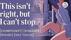 I finger fuck my wet pussy while watching neighbors fuck through the window in hotel voyeur roleplay