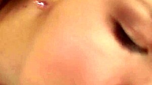 I love how the cute girl pierces her tits so beautifully