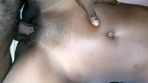 African Teen 18+ Shaved Pussy Fucked